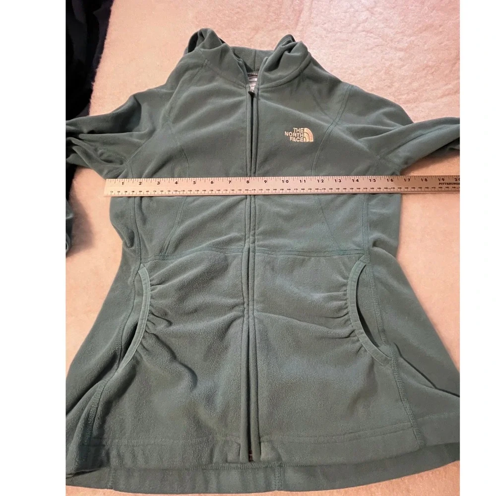 The North Face TKA 100 Hooded Fleece Jacket Women's XS Blue Full Zip Hoodie - Picture 8 of 11